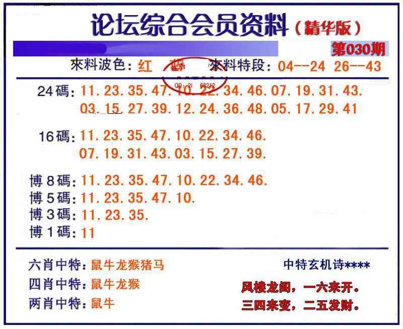 030期综合会员资料[图]