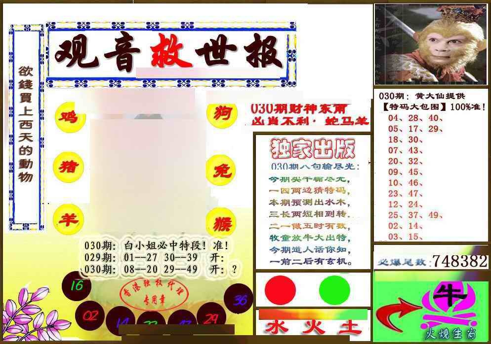 030期(另版)观音救世密报[图]